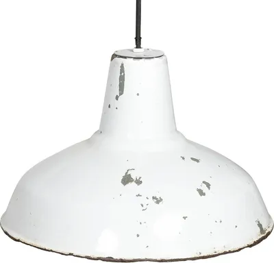 Imagen del producto de Lámpara industrial antigua - Sólida lámpara colgante de fábrica, diámetro 36 cm
