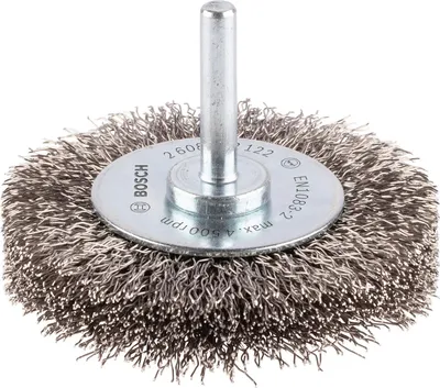 Produktbild von PRO Stainless Steel clean Scheibenbürste, gerader Schaft, 70 x 0,3 mm