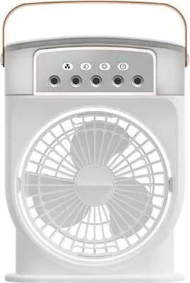 Produktbild von Polarlux Luftkühler, Eisventilator, 4-in-1-Mobilfunk-Conditioner, Mini-Konditionierungslüfter 3 Geschwindigkeiten, 7 LEDs & Timer, tragbares persönlic