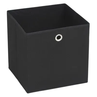 Immagine prodotto di vidaXL Scatole portaoggetti 10 pz. Tessuto non tessuto 32 x 32 x 32 cm Nero
