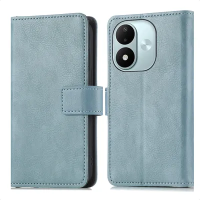 Imagen del producto de Funda abatible de lujo para Xiaomi Redmi Note 17 (5G) - Azul claro