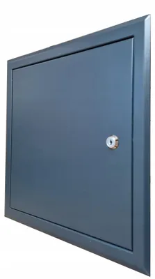 Produktbild von Laco Revisionstür DR-2 20x20 Anthrazit Metall mit Schlüssel