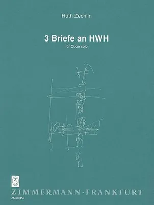 Produktbild von 3 Briefe an HWHfür Oboe solo
