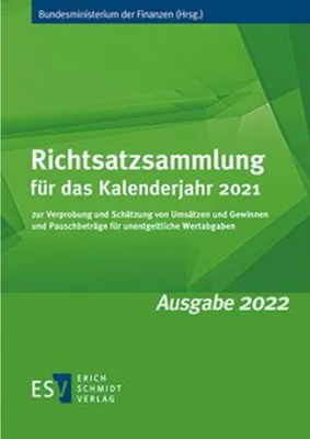 Immagine prodotto di Richtsatzsammlung für das Kalenderjahr 2021