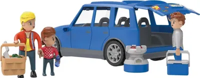 Produktbild von Playtive Van Familienauto Go Set Medium Familien mit Licht und Sound Kinder