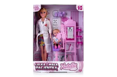 Produktbild von ARTYK Natalia Okulista Puppe 29 cm und Puppe 11 cm + Zubehör 121913