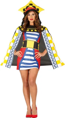Produktbild von Spielkarten Queen Kostüm für Damen