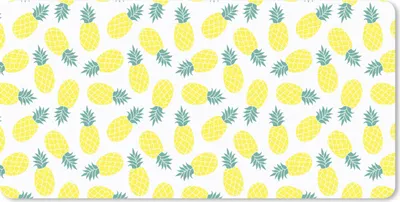 Produktbild von MuchoWow® Mauspad Mousepad Sommer - Tropisch - Design - Ananas 60x30 cm - Mousepads - Maus Mat - Pad - Mausunterlage - Nachhaltig