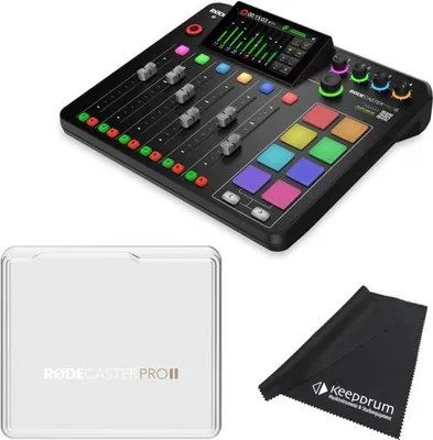 Immagine prodotto di Rodecaster Pro II con RodeCover 2 e Tuch