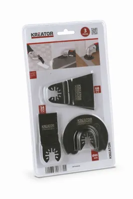 Obrázok produktu pre Sada príslušenstva Kreator KRT990040 pre oscilačné brúsky 3ks