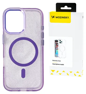 Image de Case Wozinsky Glitter Case Z Mag Safe Na Samsung Galaxy S25 Ultra - Fioletowe Z Brokatem