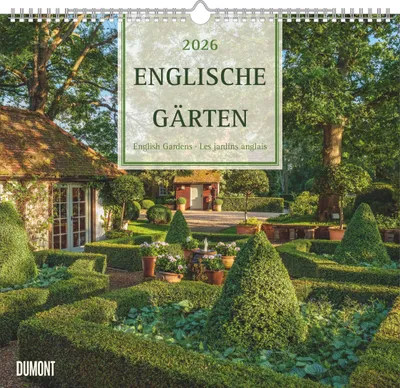 Produktbild von DUMONT - Englische Gärten 2026 - Wandkalender 38 x 36 cm - Cottage & Landschaftsgärten für Gartenliebhaber