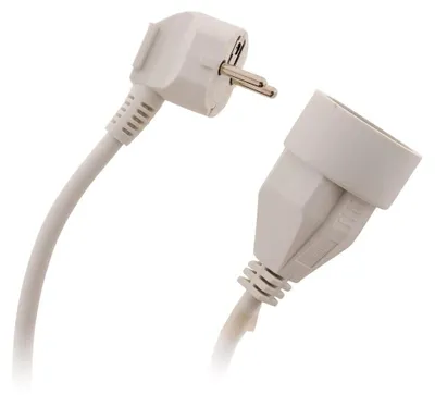 Zdjęcie produktu dla Przedłużacz elektryczny 10 m 16 A 2P+T 3G 1,5 mm² biały