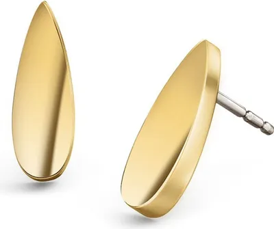 Produktbild von Boccia 05071-02 Damen-Ohrstecker Titan Goldfarben