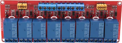 Produktbild von 8-Kanal Optokoppler-Relais-Modul-Platine High & Low Trigger 5V