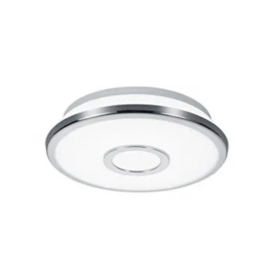 Produktbild von Runde LED Deckenleuchte mit Switch-Dimmer Ø 21cm weiß Sternhimmel - Schlafzimmer
