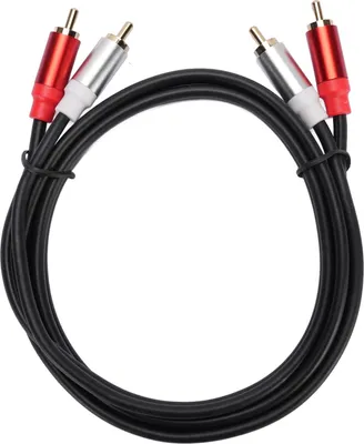 Obrázek produktu pro Zástrčka ke stereo kabelu 3,3 stopy PVC ze zinkové slitiny zvuk pro domácí kino HDTV zesilovač reproduktory