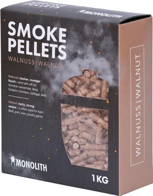 Produktbild von Monolith Smoke Pellets Grillpellets Räucherpellets Walnuss (Walnut) 1 kg 201106