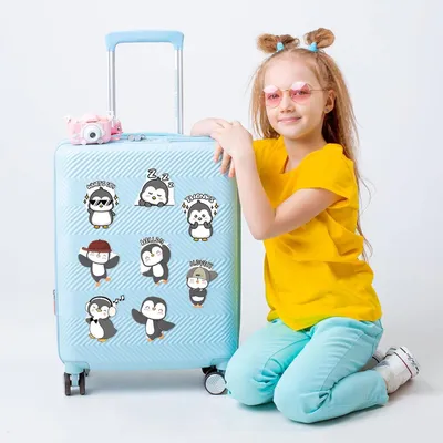 Produktbild von Kleine Pinguin Sticker Set - Drei Dutzend Stifte - Stickers für Kinder - Laptop Sticker - Klebstoff Sticker für Kinderzimmer - Pinguin Sticker - 92 Stück