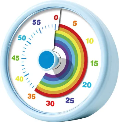 Produktbild von MODFU Visueller Timer für Kinder, 60-Minuten Countdown für Klassenzimmer Büro Küche, Schreibtisch Kinder Zeitmana gement Tools mit leisem Betrieb