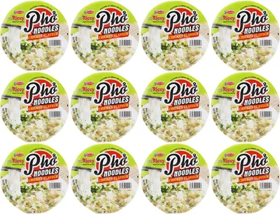Produktbild von 12x71g Acecook Instant Reisnudelsuppe Pho Huhn Geschmack BOWL