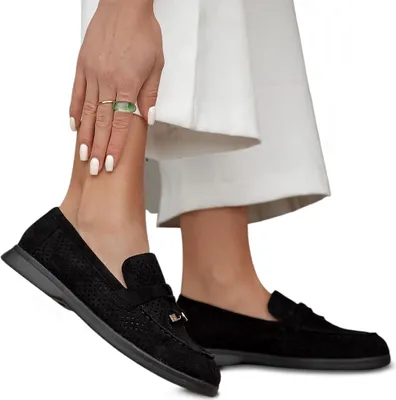 Produktbild von Damen Mokassin Durchbrochene Slip On Schuhe Halbschuhe Loafer Alisa Schwarz Gr.39