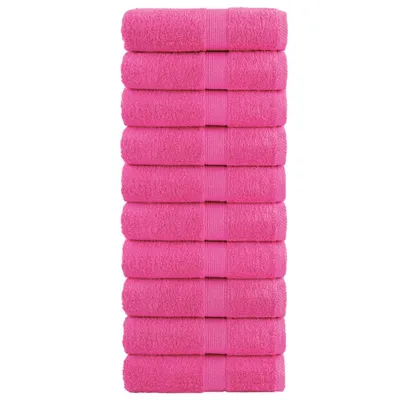 Produktbild von Premium-Gästetücher SOLUND 10 Stk. Rosa 30x50 cm 600 g/m²