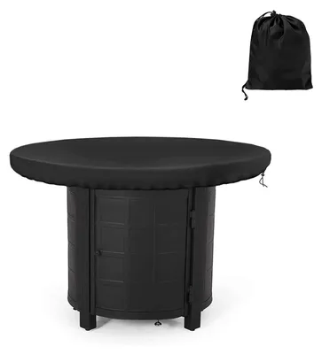 Productafbeelding van Vuurplaatafdekking, waterdicht, rond, zwart (ø 80 cm)