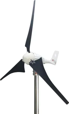 Obrázek produktu pro Generátor větrné turbíny, flexibilní konfigurace lopatek, vysoce účinná konstrukce, černé 35 lopatek, 600W, 12V