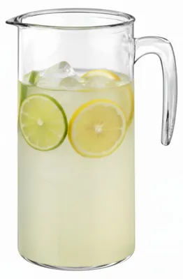 Produktbild von Borgonovo 1,1-Liter-Wasserkaraffe - transparentes Glas - Saftkrug