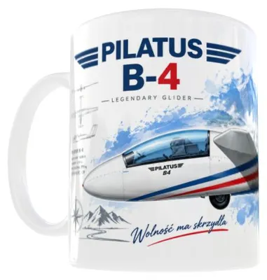 Produktbild von Becher 300 ml Flugzeuge v11 Avionetka Pilatus B-4