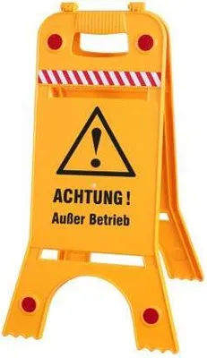 Produktbild von Warnaufsteller Aufsteller - Achtung! Außer Betrieb - Gr. ca. 28 x 64 cm - 308537/7