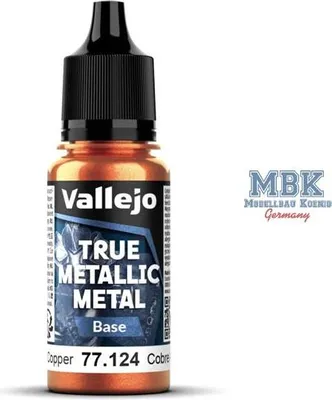 Productafbeelding van Vallejo VA77124 True Metallic - Metalbasis - Oudkoper