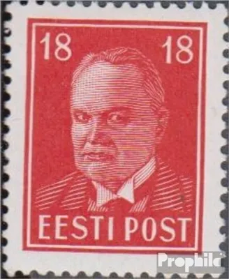 Produktbild von Briefmarken Estland 1939 Mi 146 mit Falz Päts