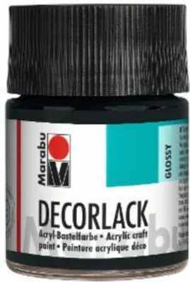 Immagine prodotto di Marabu 1130 05 073 Decorlack Acrilico Nero 50 ml (S)