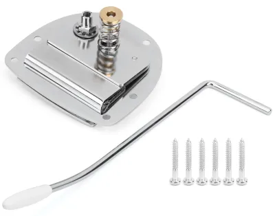 Zdjęcie produktu dla Mostek tremolo do gitary elektrycznej Jazzmaster, metalowe akcesoria muzyczne