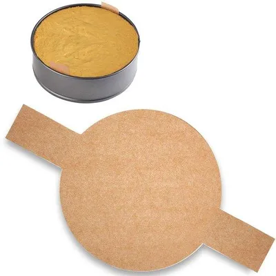 Produktbild von Backpapier 100 Blatt, runde Form, 20 cm, ideal für Ofen, Brot, Gebäck