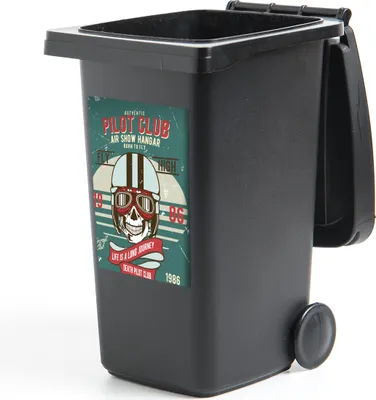 Produktbild von MuchoWow® - Mültonnen-sticker - Sticker - Aufkleber für die Mülltonne