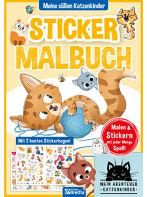 Immagine prodotto di Sticker Malbuch: Katzenkinder