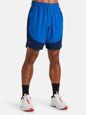 Produktbild von Under Armour HIIT Shorts, gewebt, Colorblock, Sts-BLU MD