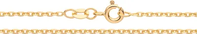 Produktbild von Wunderschön 9 Karat (375) Gold Damen - Kette - 41cm; TRS35723L16