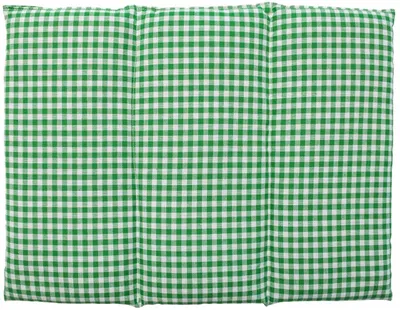 Produktbild von GIRAFFENLAND Körnerkissen 40x30cm groß - 3-Kammer Kissen - grün-weiß mit Weizen