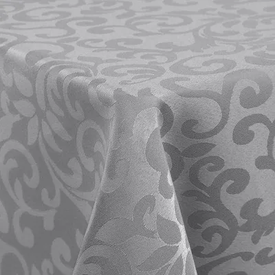 Immagine prodotto di Tovaglia rettangolare lavabile, 140x180 cm, grigia, poliestere