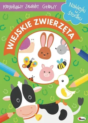 Obrázok produktu pre Estetické zvieratá na farme Maľovanky s nálepkami
