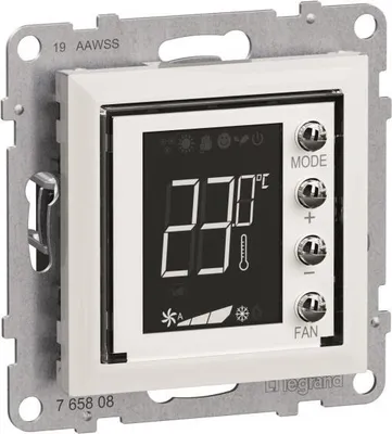Imagen del producto de Termostato Legrand Seano MyHome, modelo 765608. Cubierta del display, modelo 765608