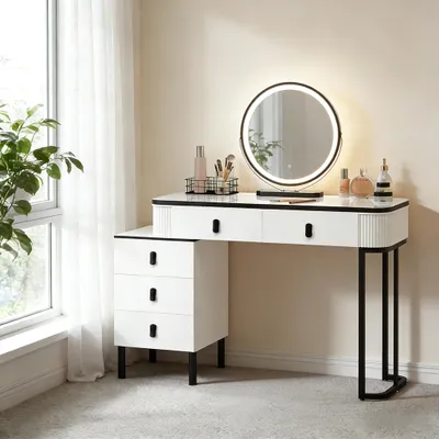 Zdjęcie produktu dla Elegancki biurko, komoda z szufladą, biurko, elegancka komoda (tylko z toaletką)