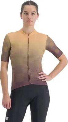 Image de Maillot de cyclisme à manches courtes SPORTFUL - ROCKET - Beige/Violet L