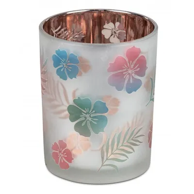 Produktbild von Formano - Windlicht Blumen Multifarben