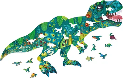 Zdjęcie produktu dla Hape shimmer puzzle dinozaur - 200 elementów