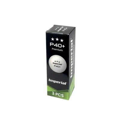 Produktbild von Imperial Tischtennisball P40+ 3-Sterne (3 Stück)